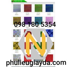 DECAL KIM TUYẾN , BẢY MÀU 